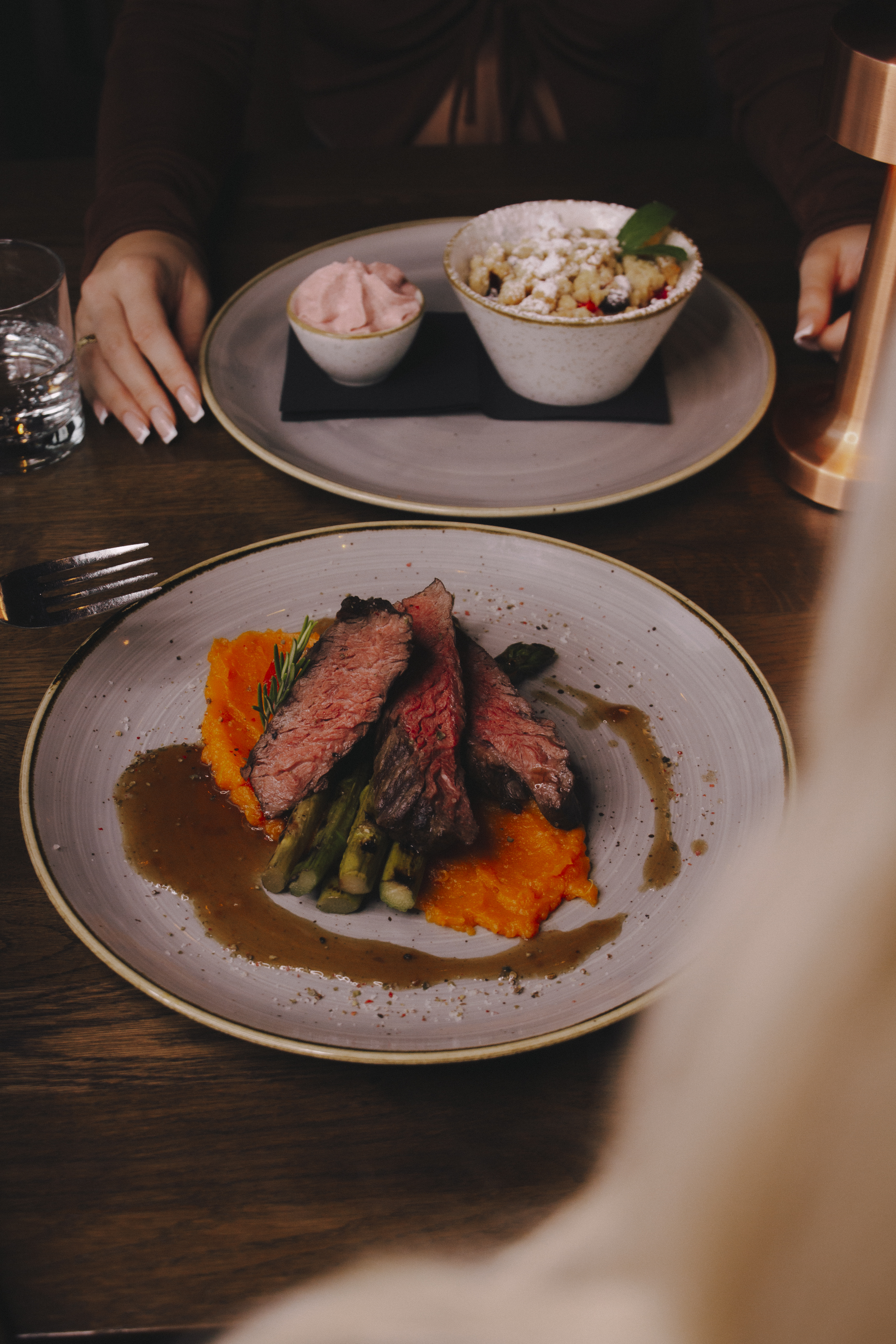 Flank Steak mit Süßkartoffelpüree